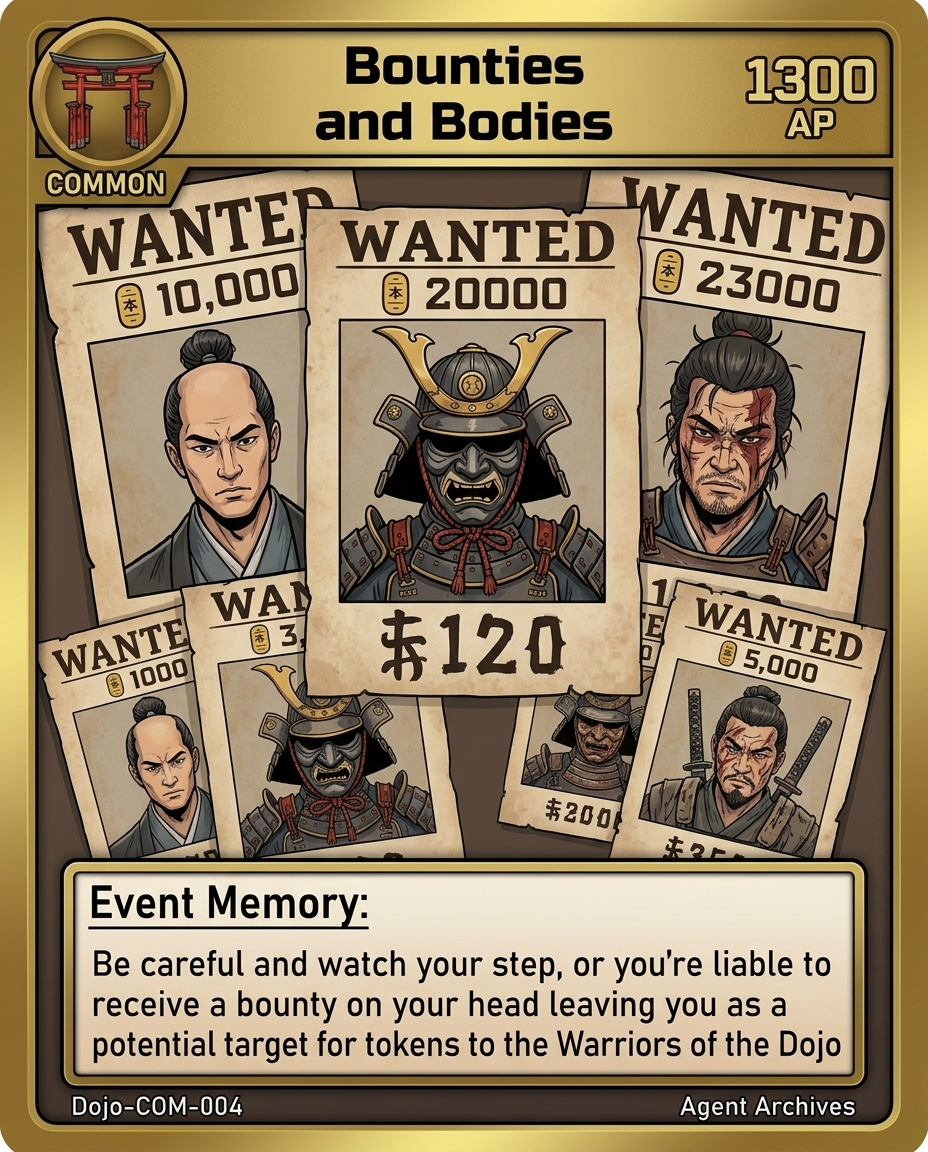 Bounties and Bodies
