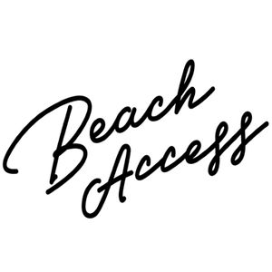 beach access logo