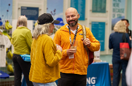 two 1% for the Planet Sessions attendees networking