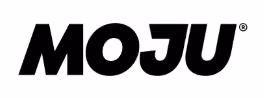 MOJU brand logo in bold black uppercase letters with a registered trademark symbol.