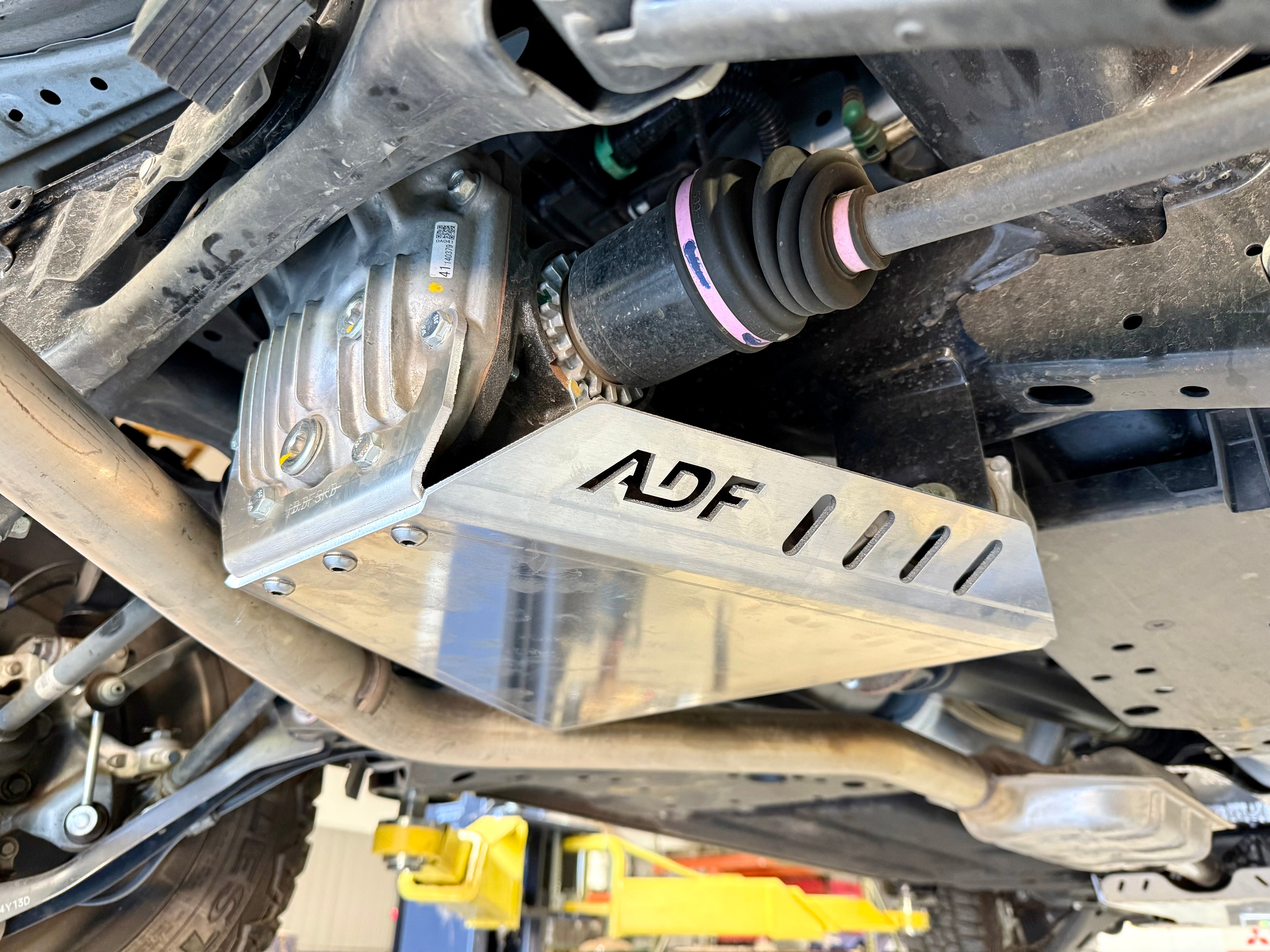 ADF Rear Differential Skid Plate installed on a Subaru Crosstrek