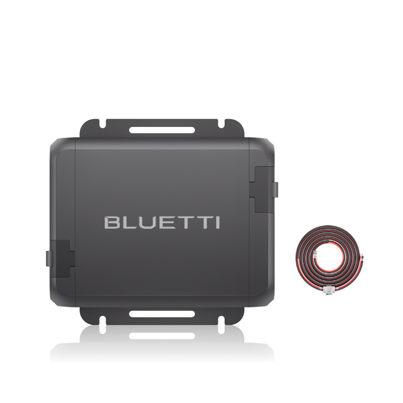 BLUETTI Charger 1 alternator charger connected to a vehicle battery