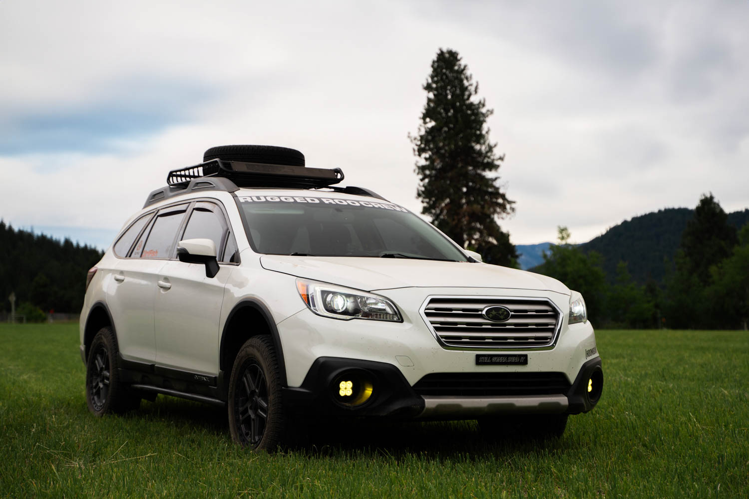 Diode Dynamics SS3 Type A fog light kit installed on a Subaru Outback