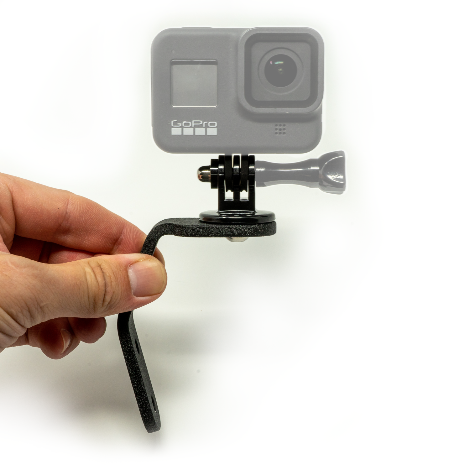 SMK Fabrication GoPro mount attached to ditch light bracket