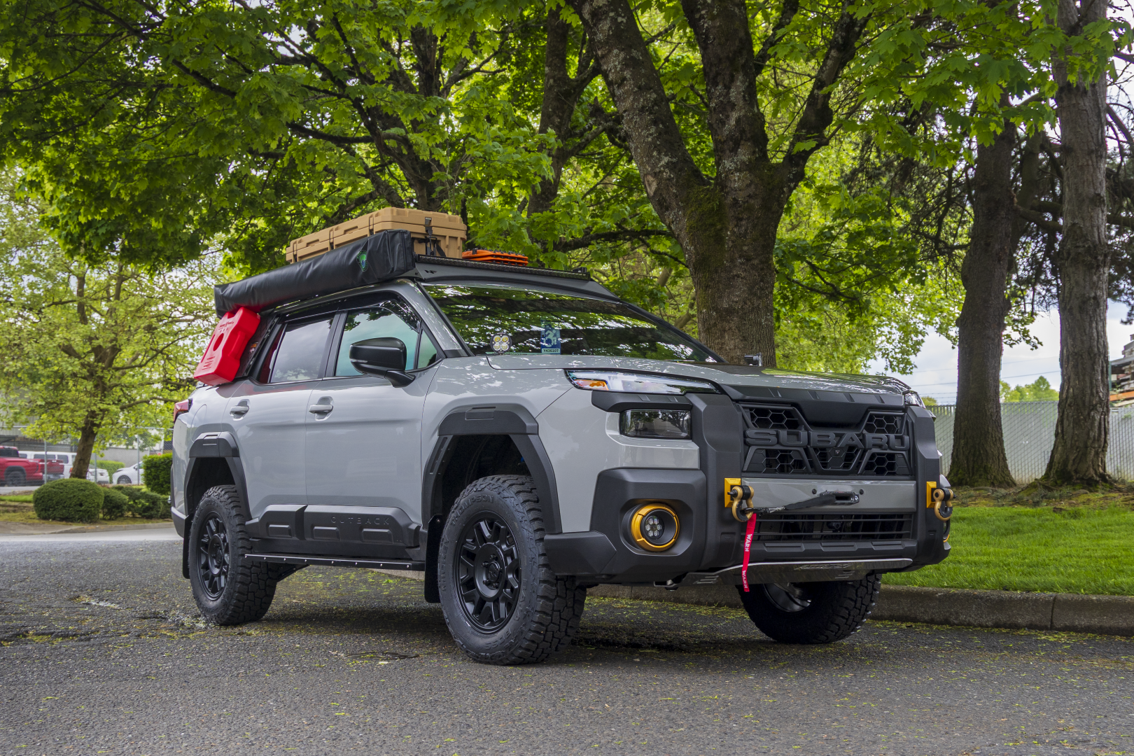 RalliTEK 3 inch lift kit components for a Subaru Outback Wilderness