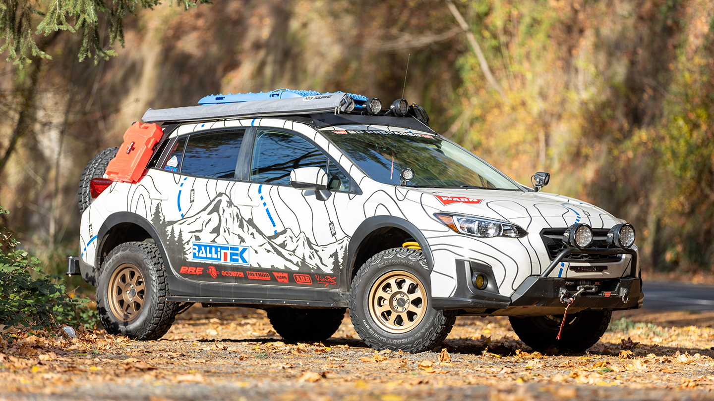 RalliTEK 3 inch lift kit components for a Subaru Crosstrek