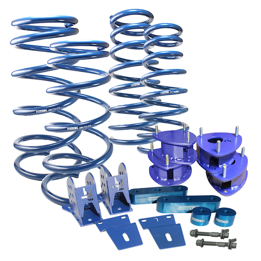 RalliTEK 3.25 inch super raised lift kit components for a Subaru Forester