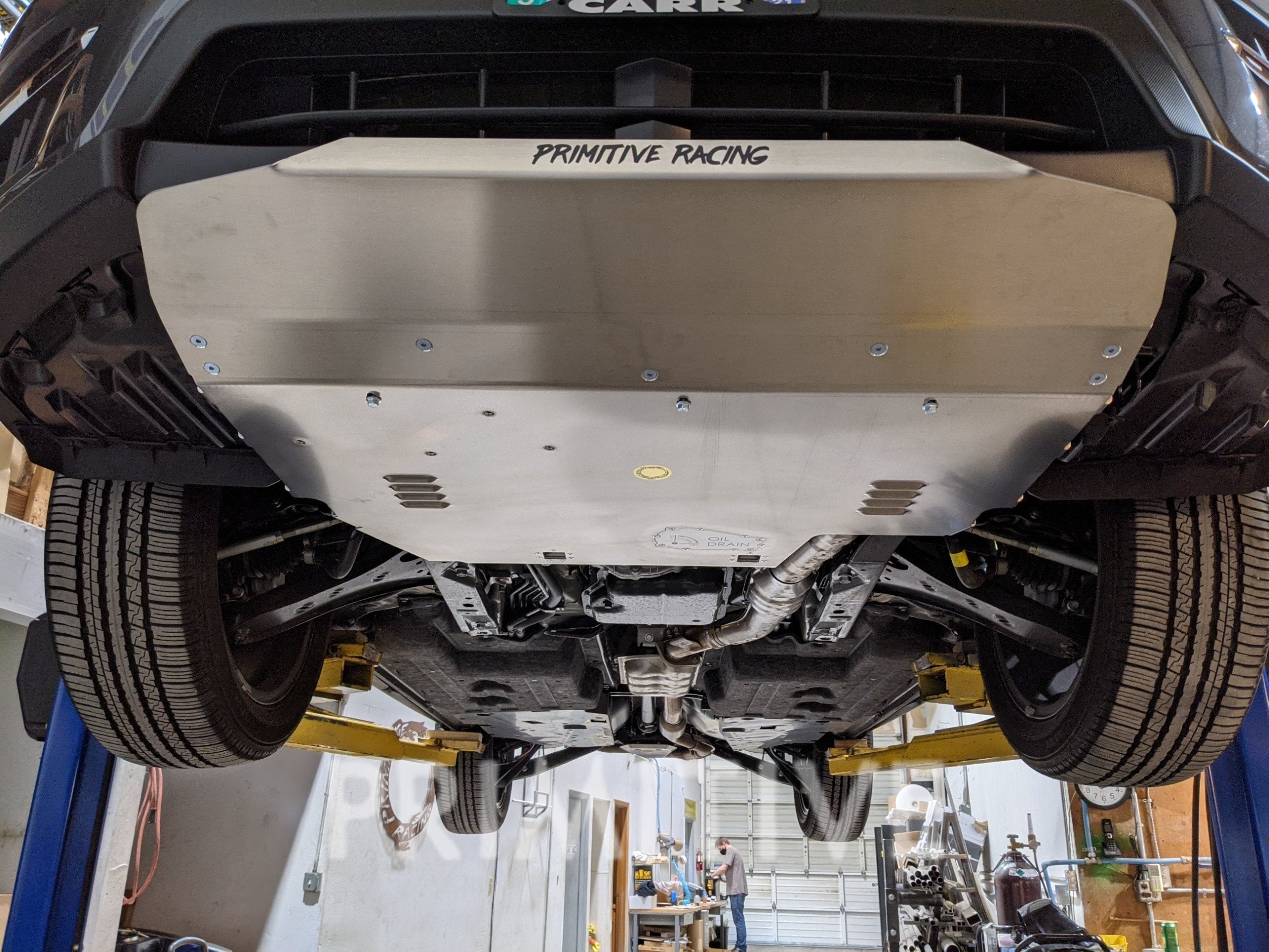 Primitive Racing Front Skid Plate installed on a Subaru Ascent
