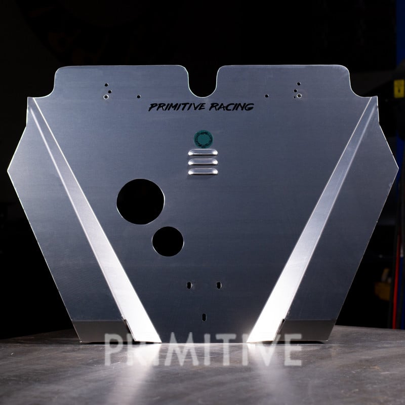 Primitive Racing Front Skid Plate installed on a Subaru Forester