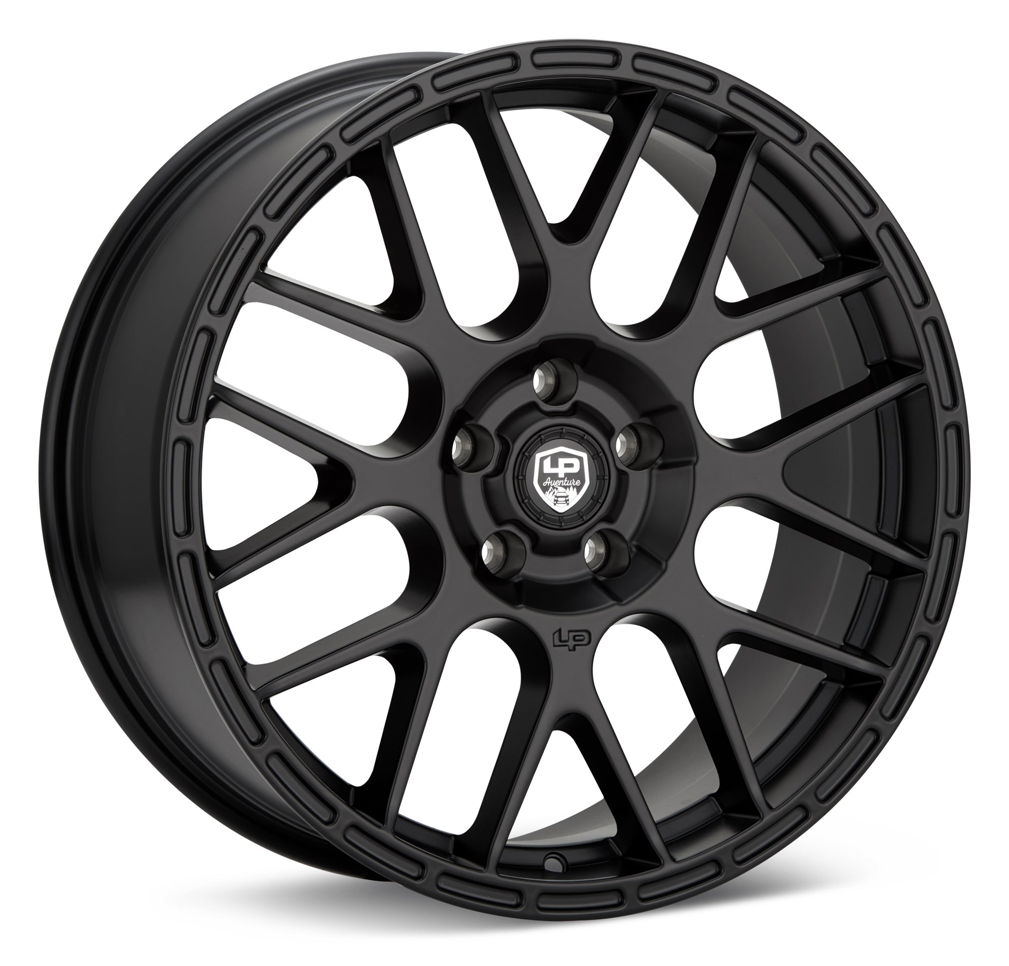 LP Aventure LP6 wheel in Matte Black for Subaru Forester