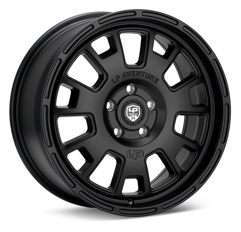 LP Aventure LP7 wheel in Matte Black for Subaru Impreza