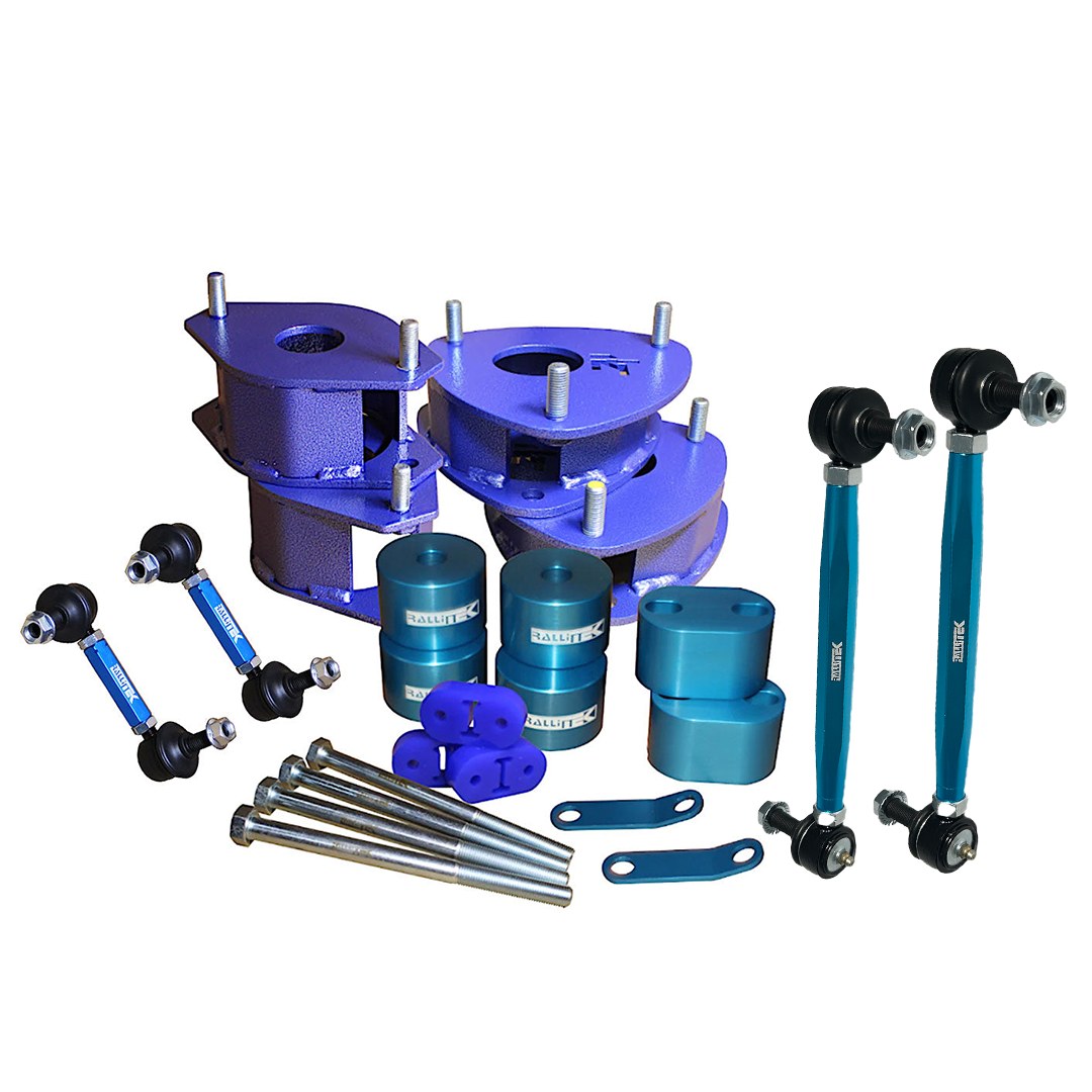 RalliTEK 1-1/2 inch lift kit steel strut spacers for a Subaru Crosstrek