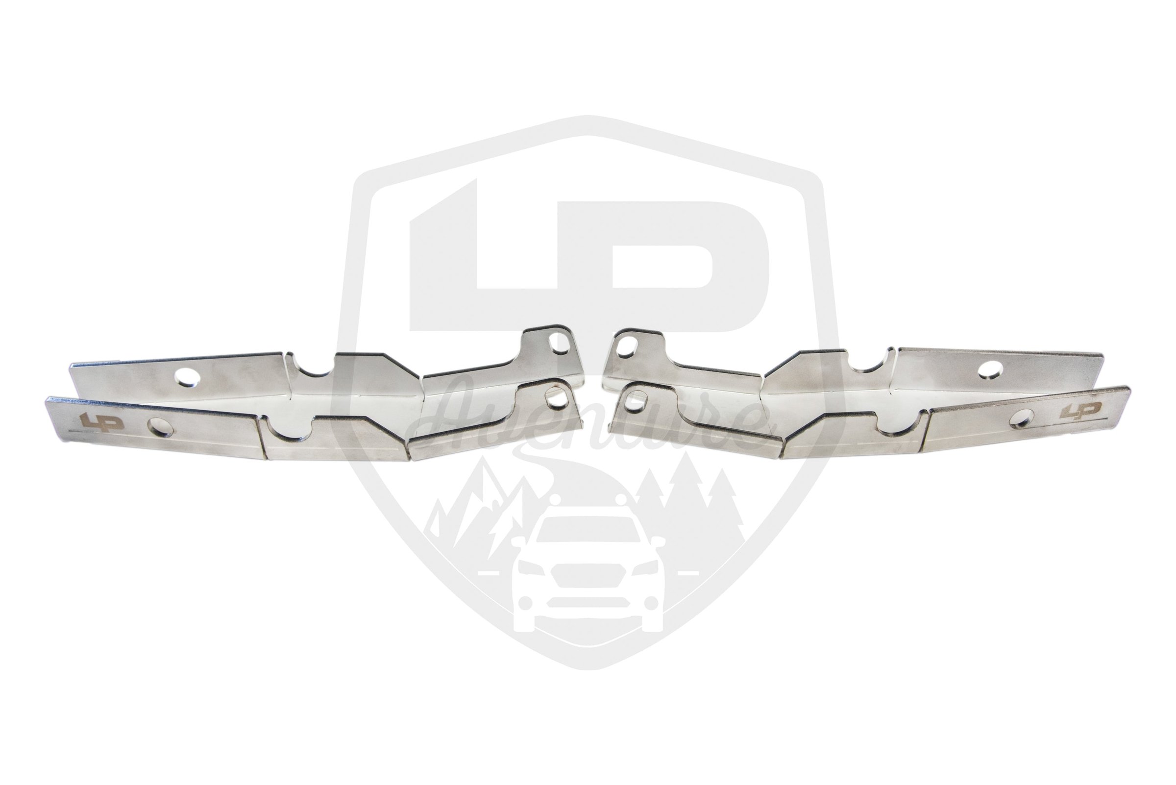 LP Aventure stainless steel control arm shields for Subaru Forester