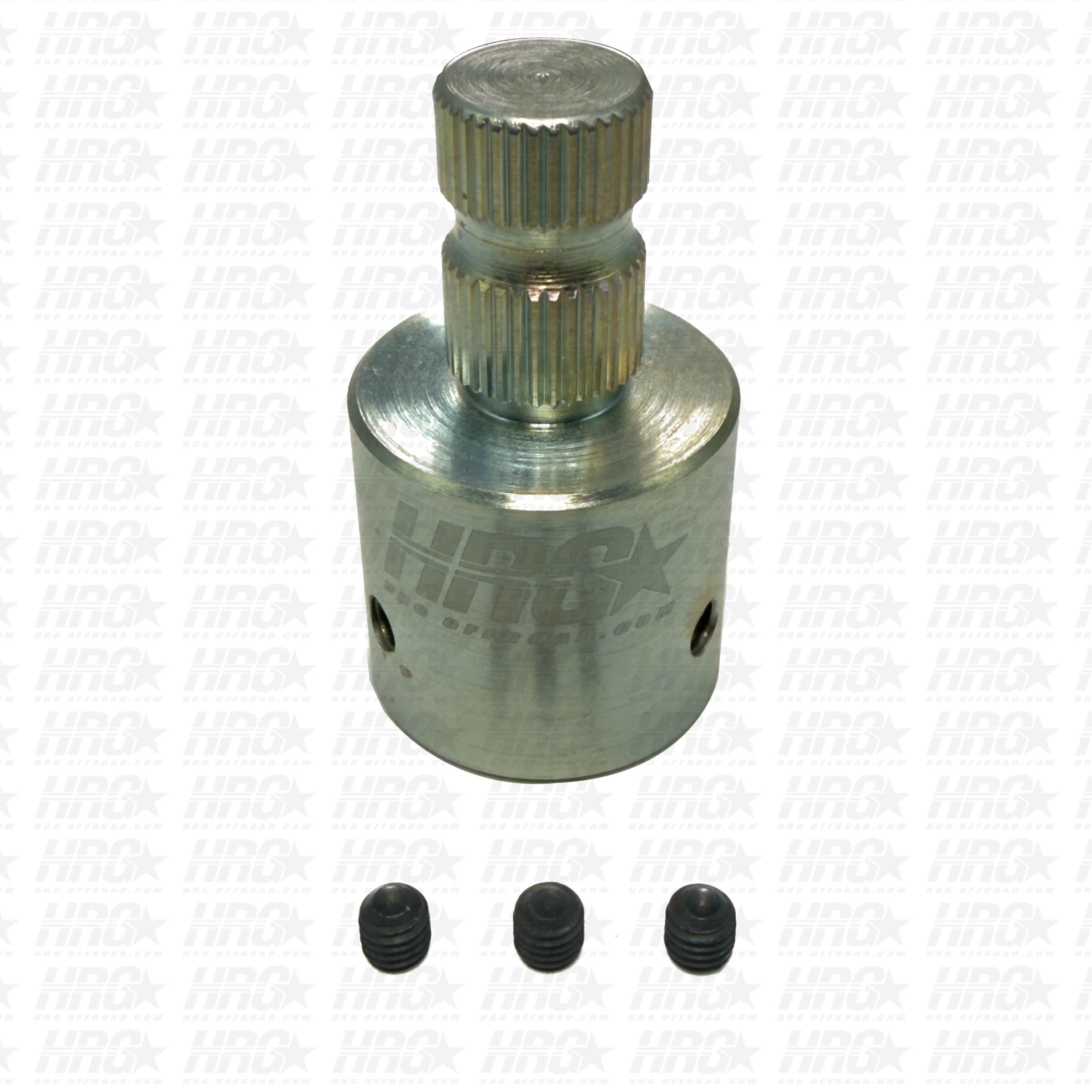 HRG Offroad zinc-coated chromoly steering shaft extension for a lifted Subaru Crosstrek