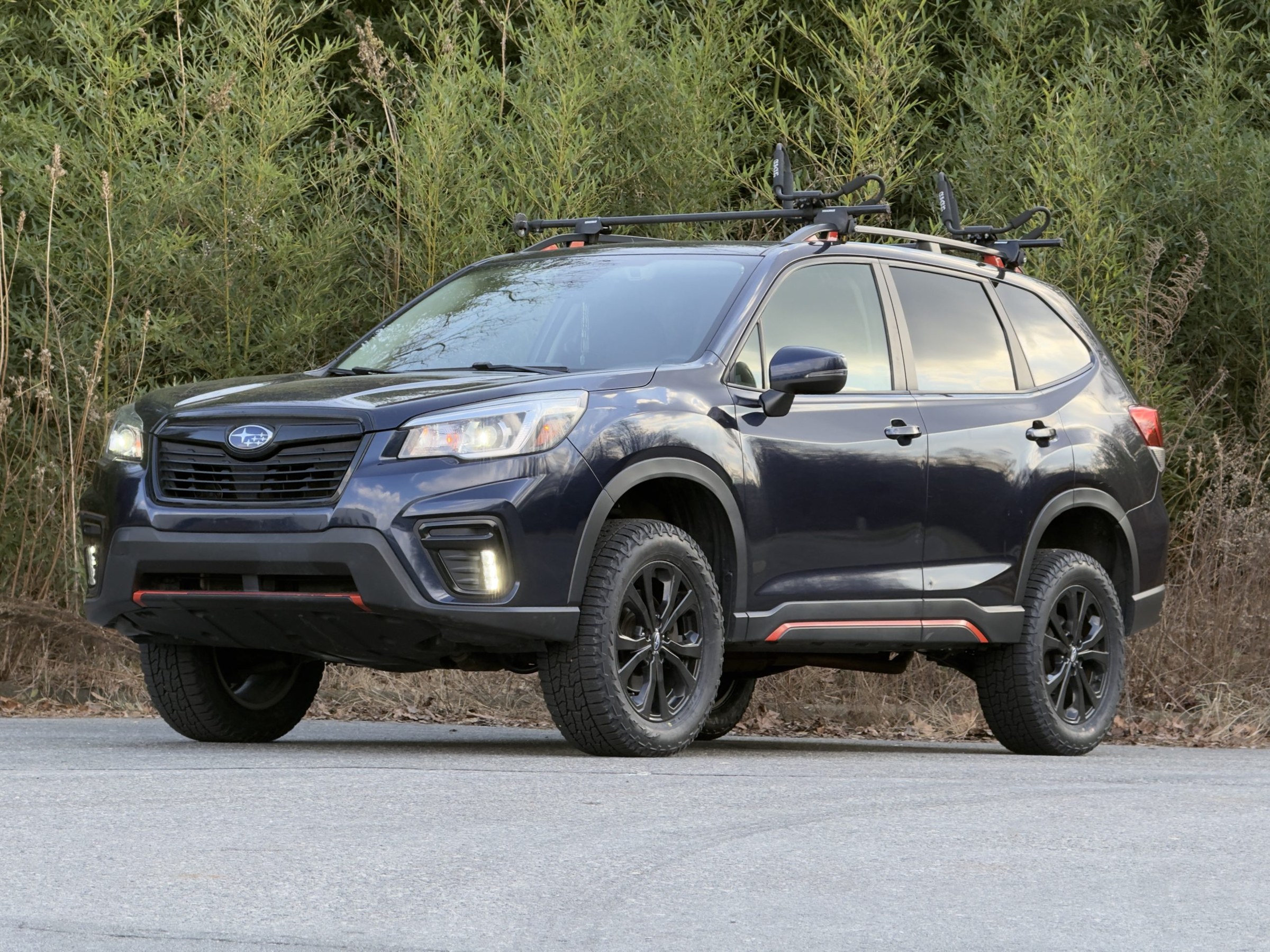2019-2024 Subaru Forester lifted on the HRG Offroad 4 inch Beast lift kit