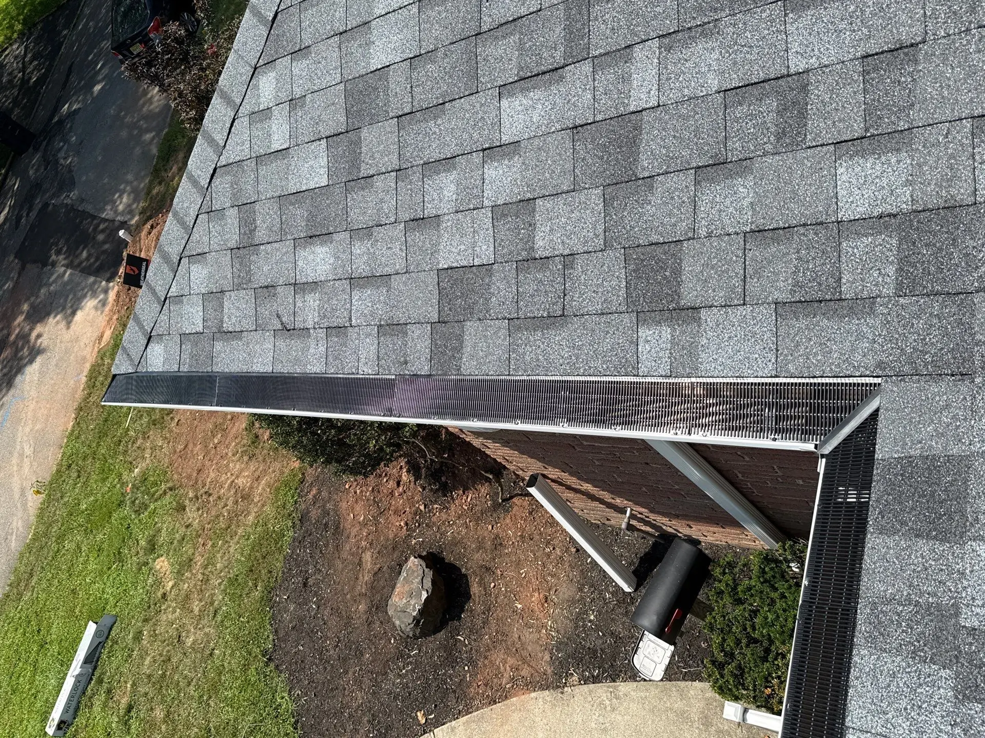 Gutter Guard Installed on Project
