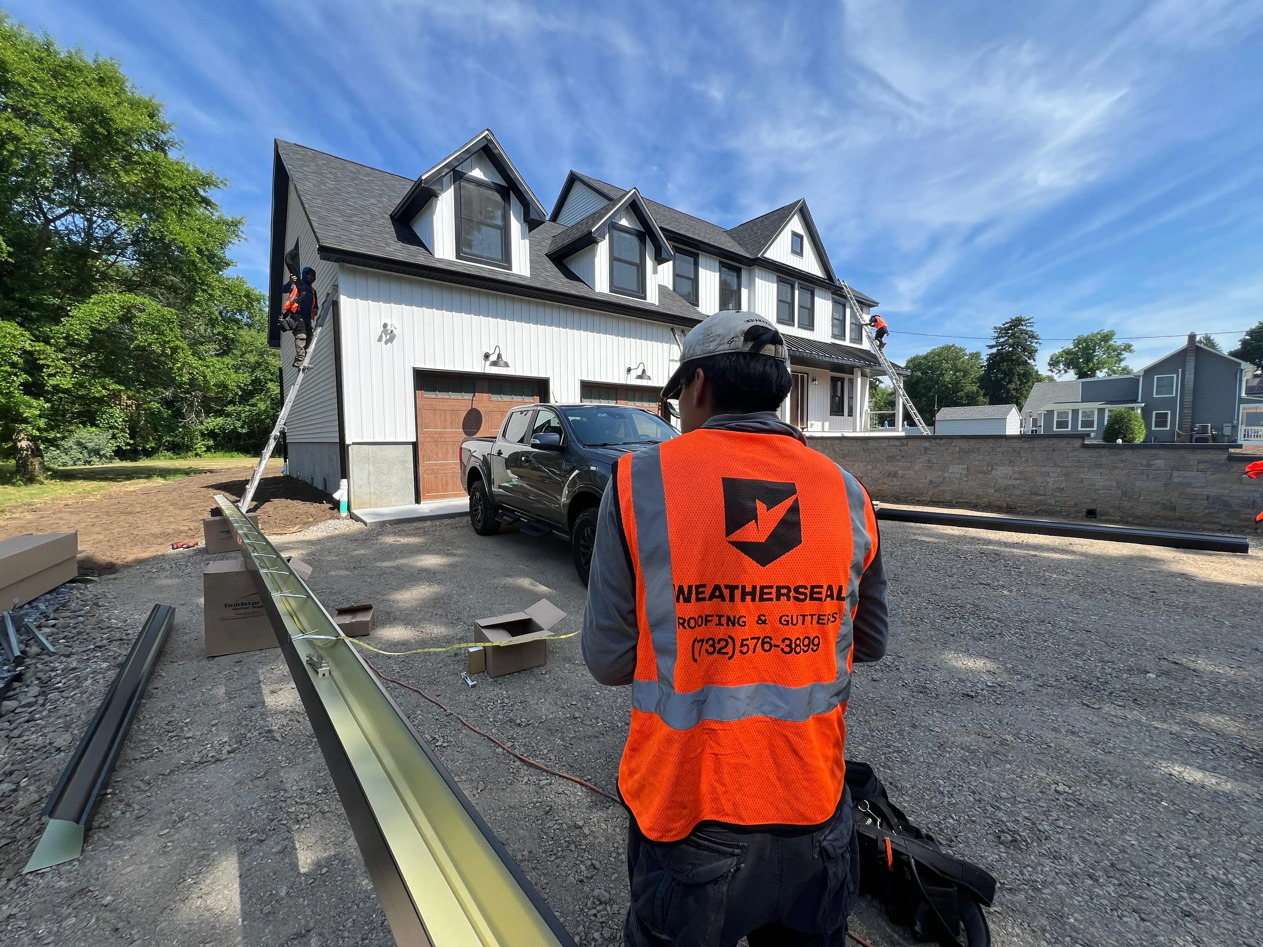 WeatherSeal Installing Gutters