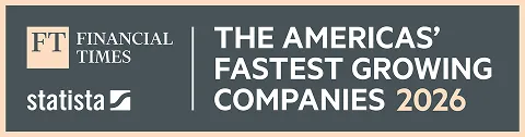 Named among America’s Fastest-Growing Companies by Financial Times, 5 years in a row