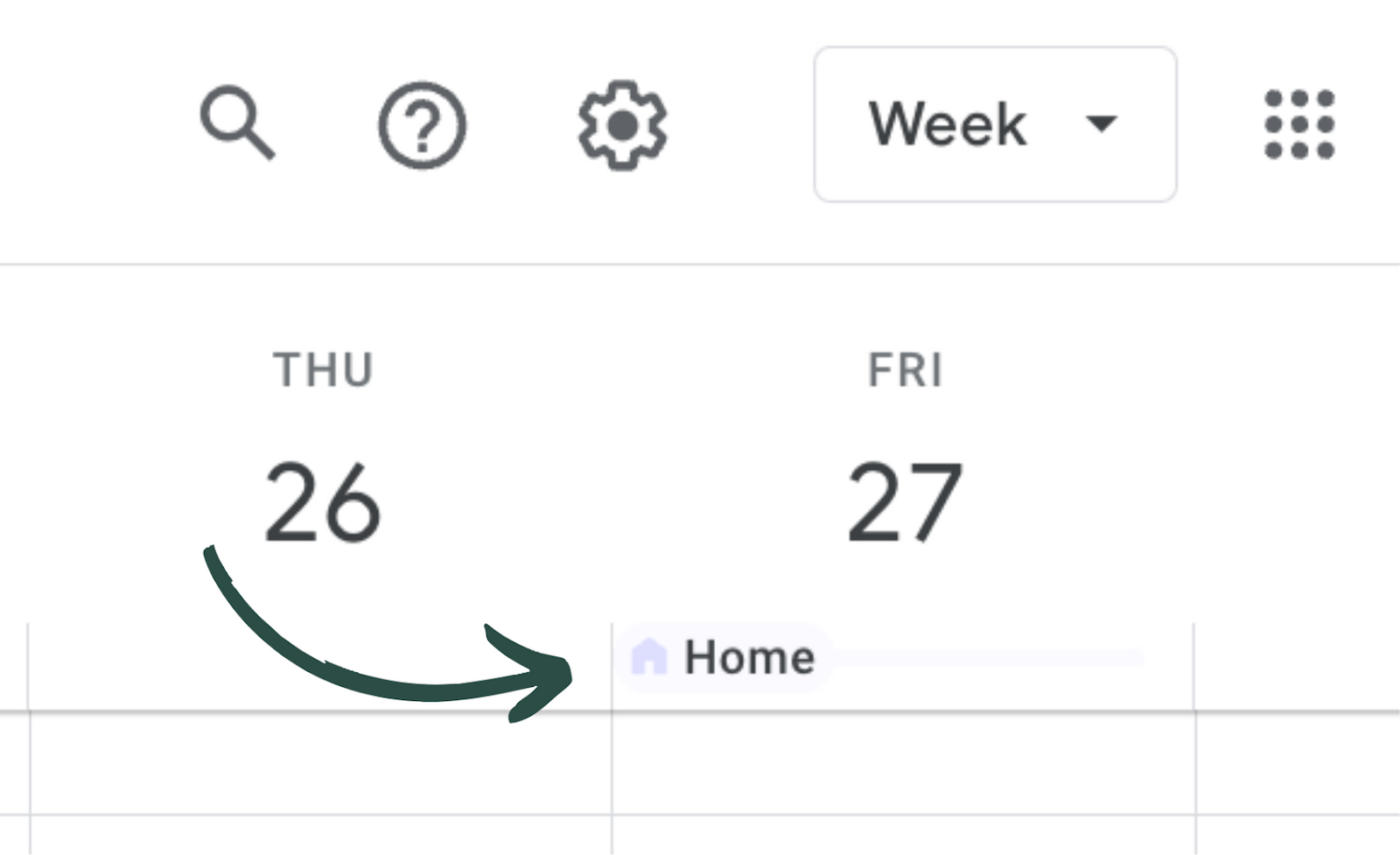 see working location in google calendar