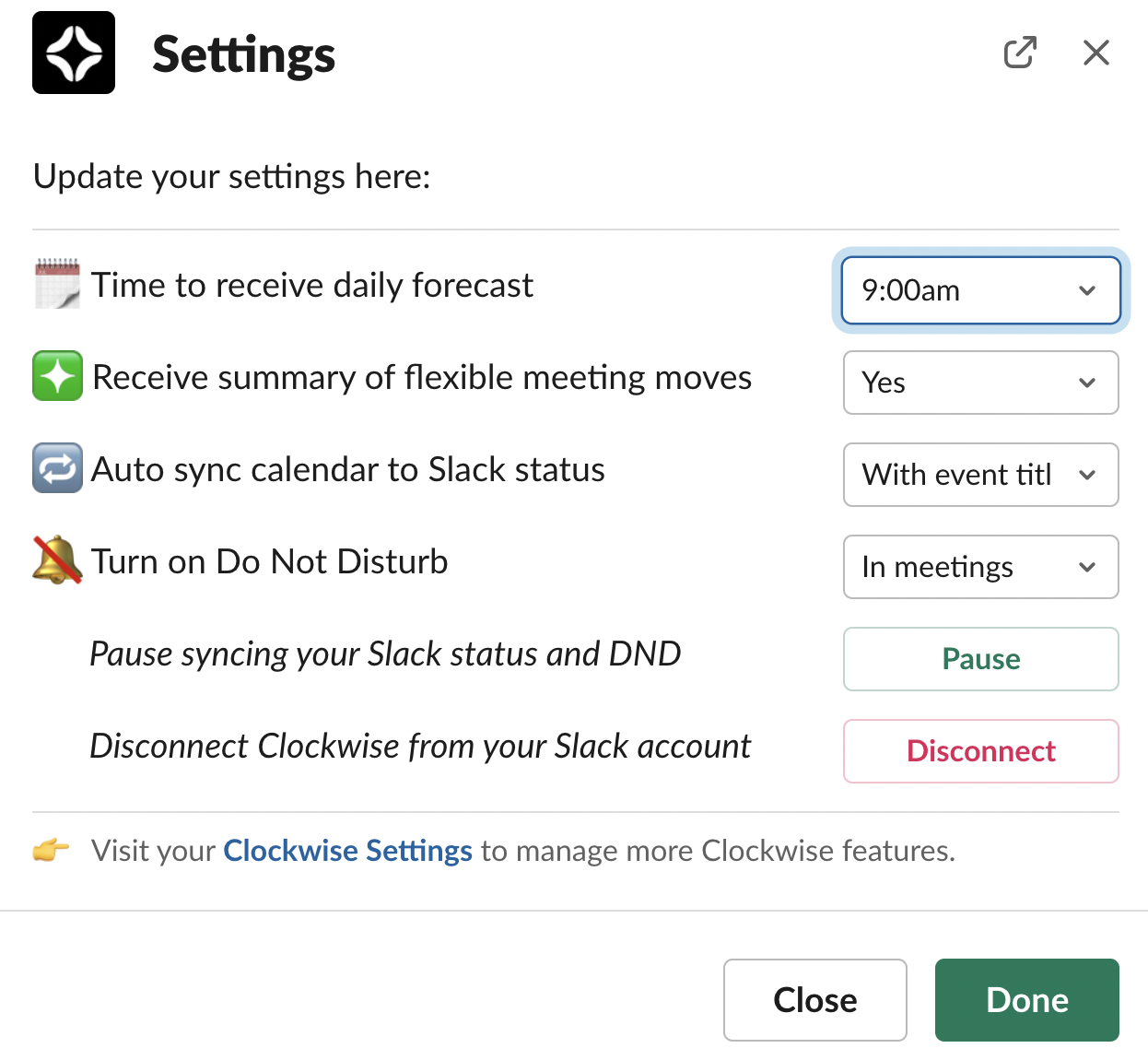 clockwise in slack