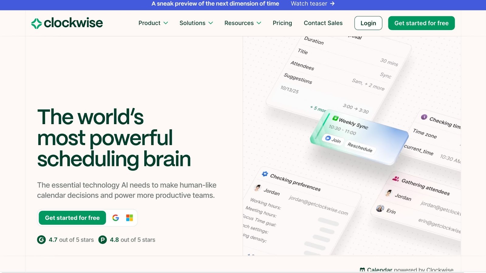 Clockwise’s Smart Scheduling Algorithm