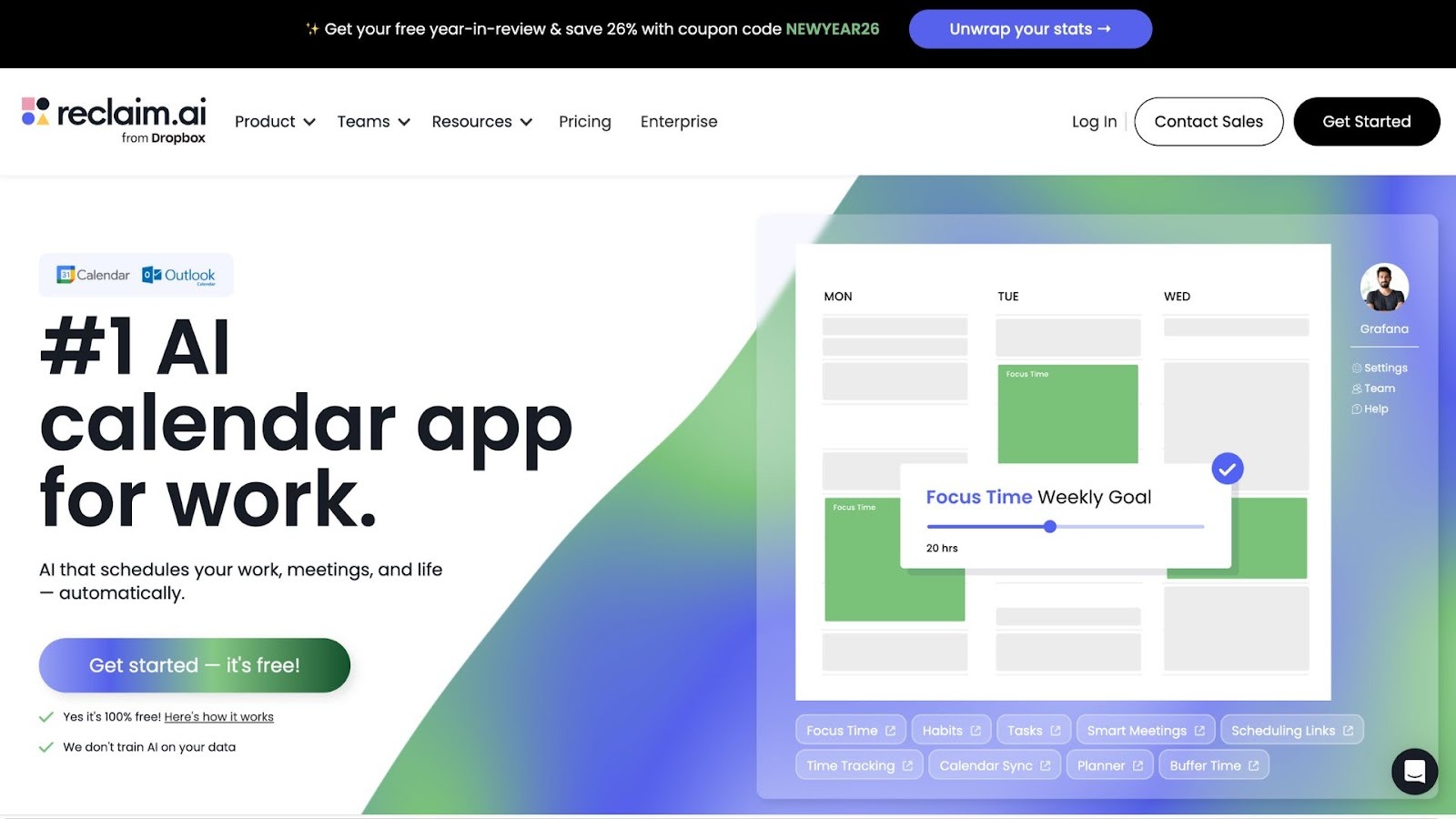 Reclaim.ai’s Dynamic Focus Protection Algorithm