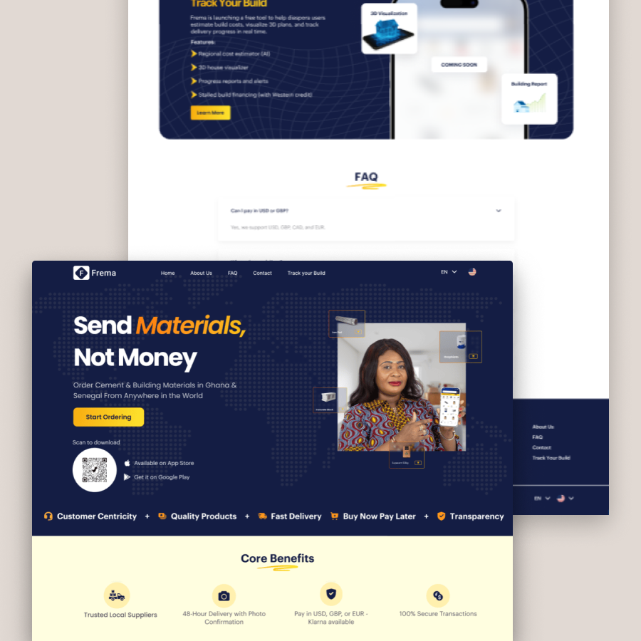 A thumbnail of a web page
