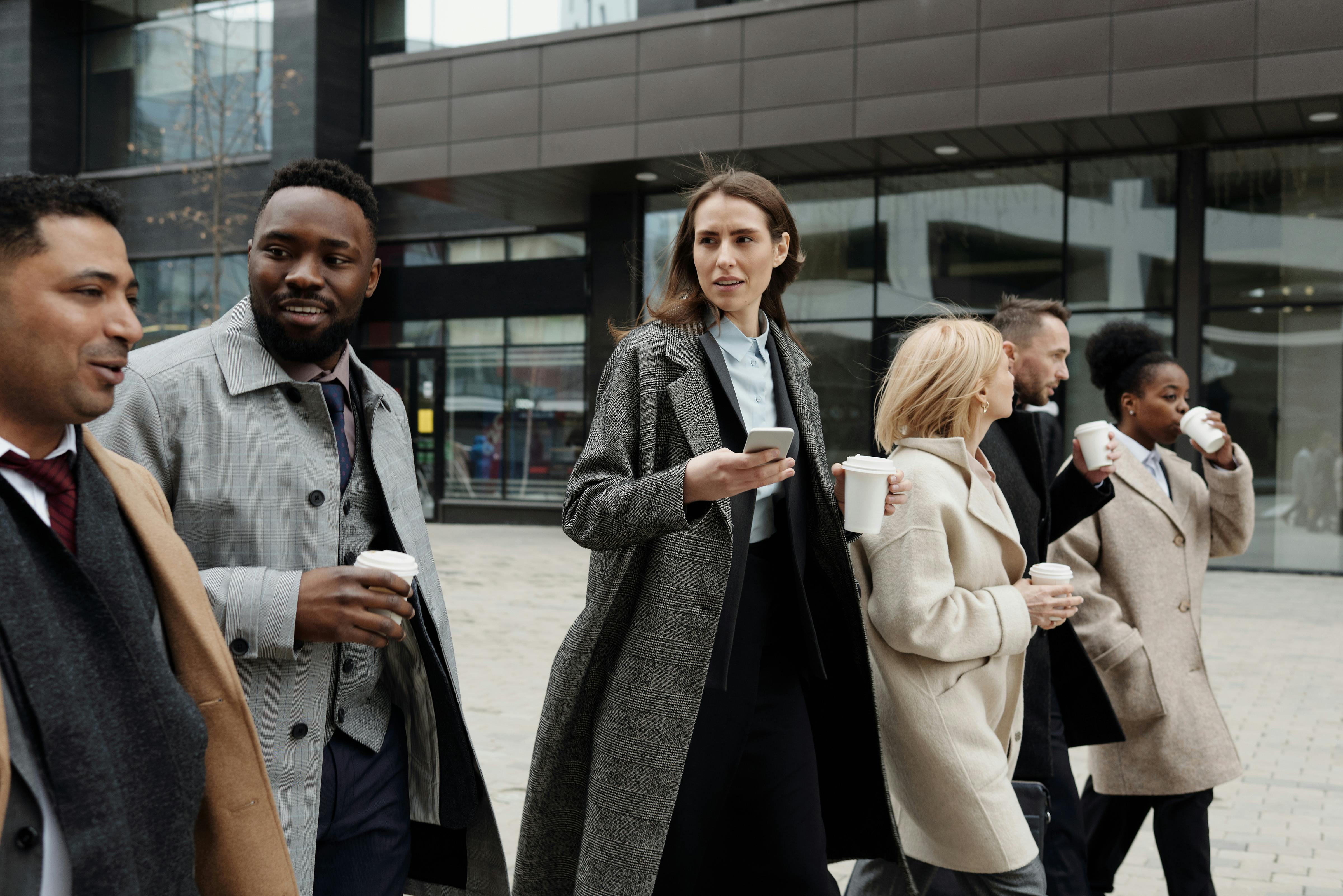 Lawyers walking