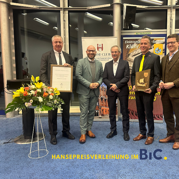 Hansepreisverleihung 2026 im BIC Frankfurt (Oder)