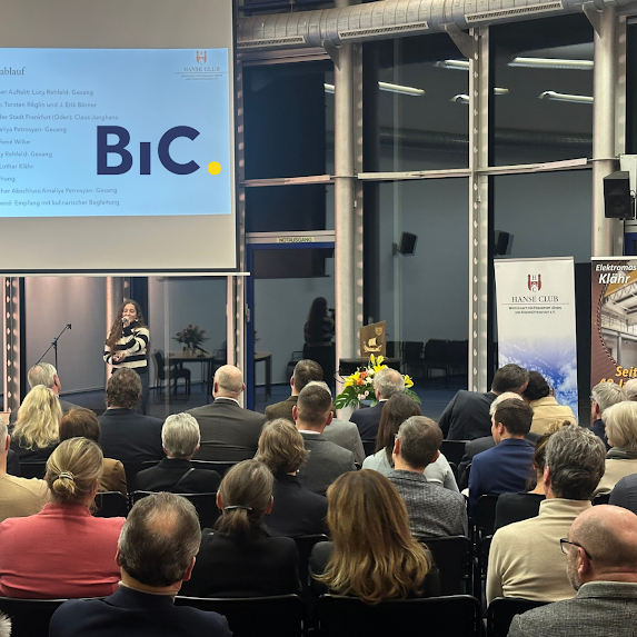 Saal im BIC.Space Frankfurt (Oder) bei der Hansepreisverleihung