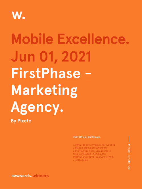 Mobile Excellence - First Phase