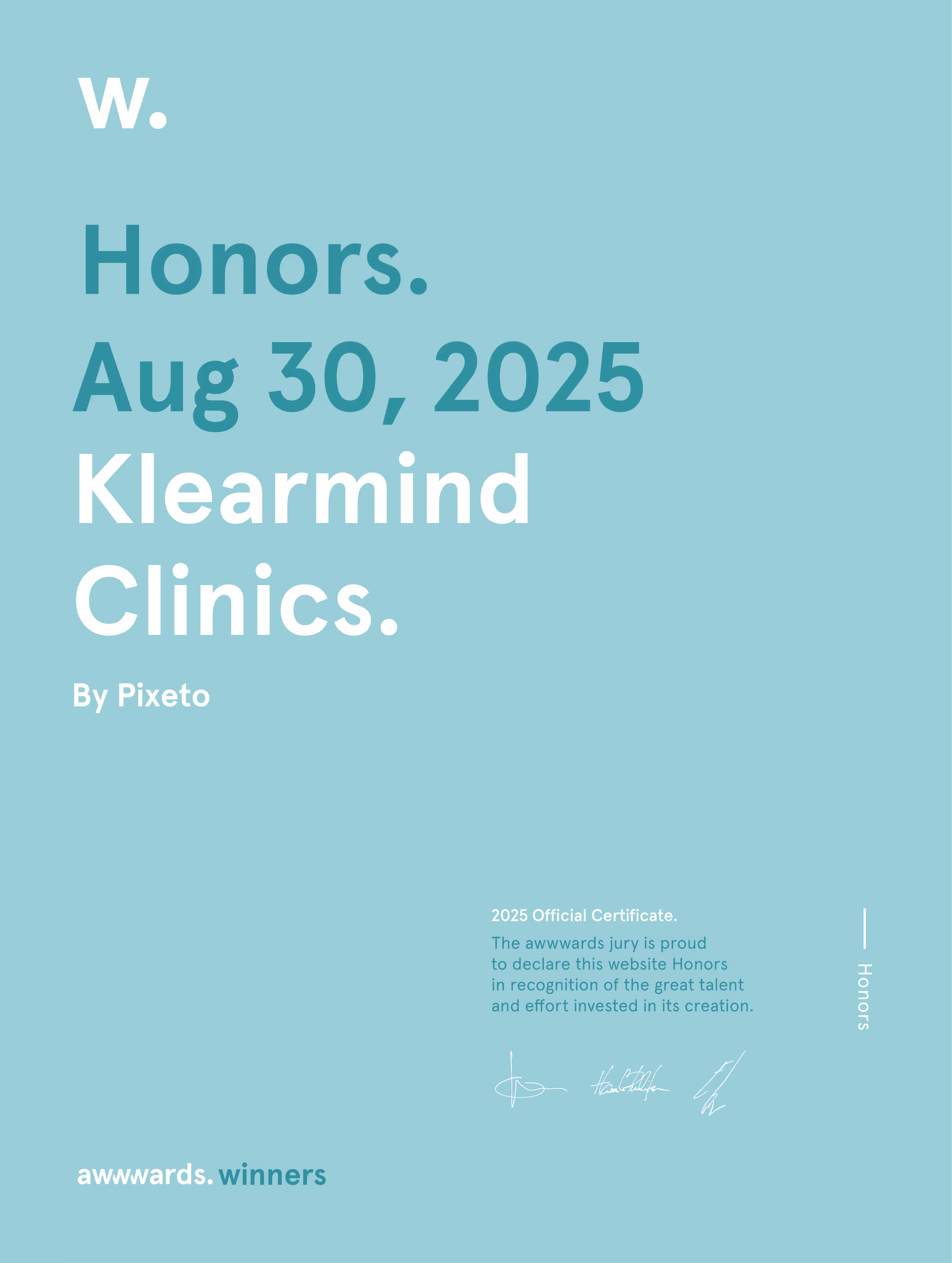 Honourable Mention - Klearmind