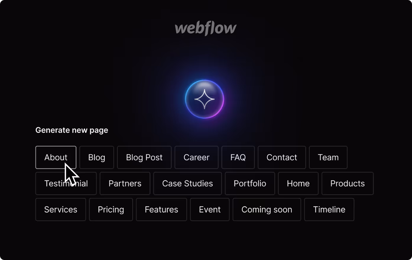 Webflow AI Builder