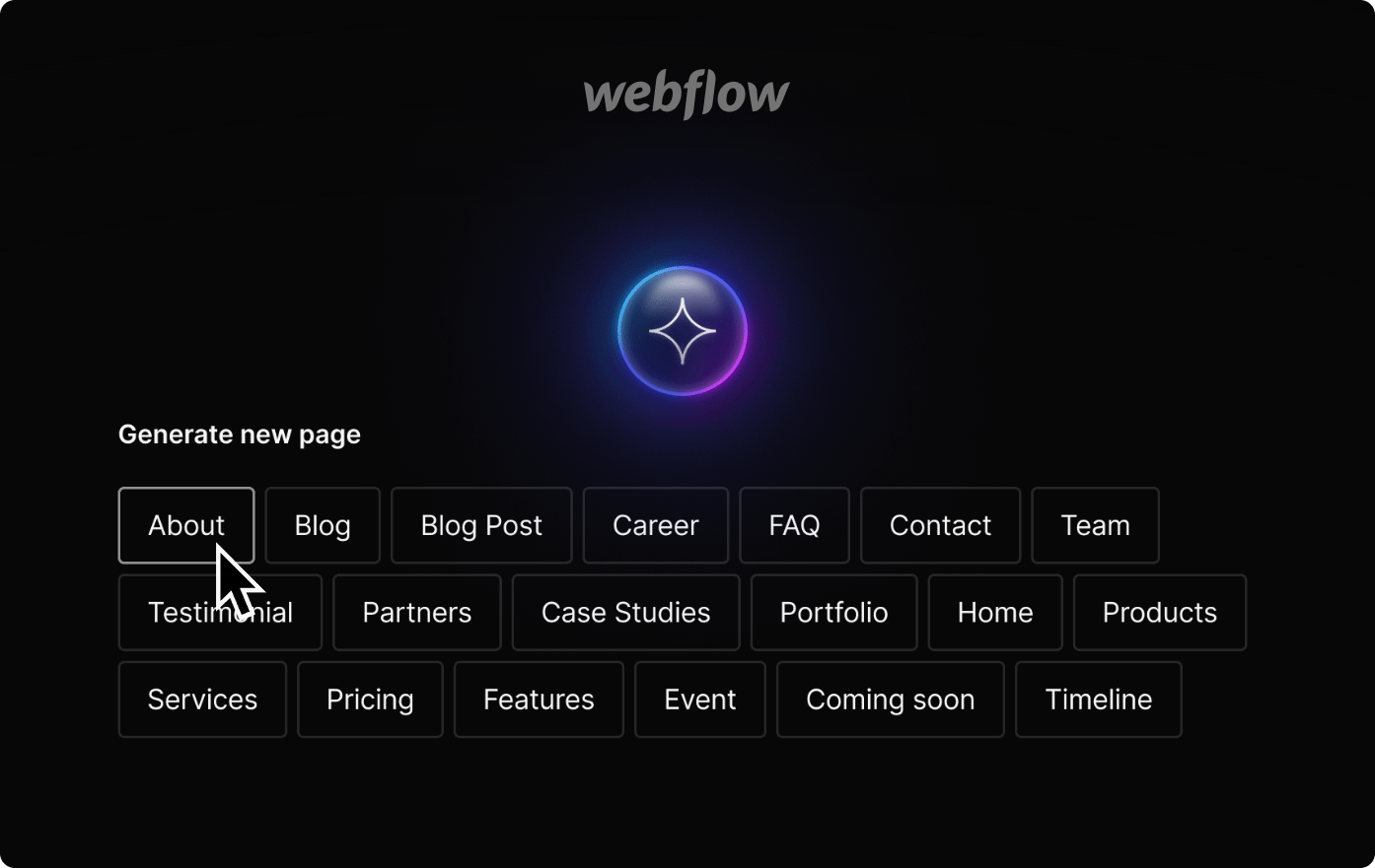 Webflow AI Builder