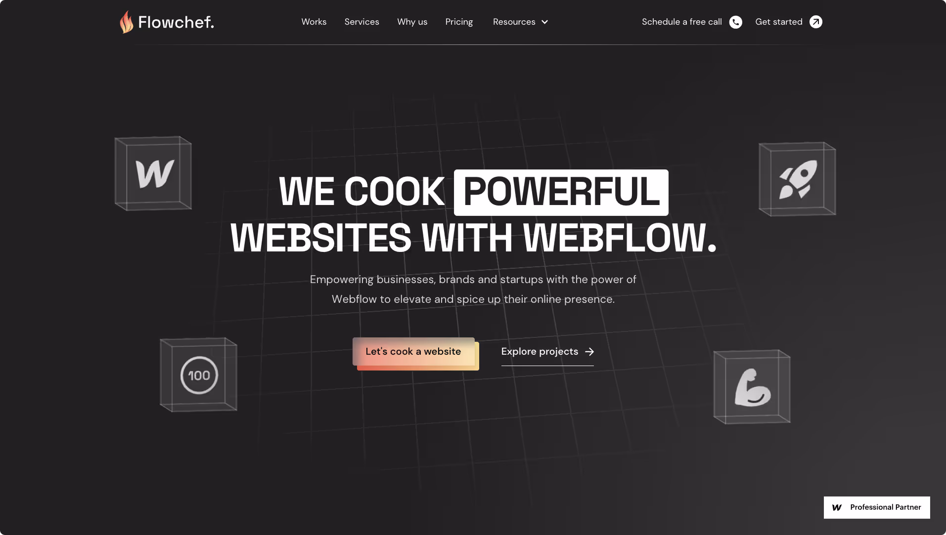 Flowchef Website Screenshot