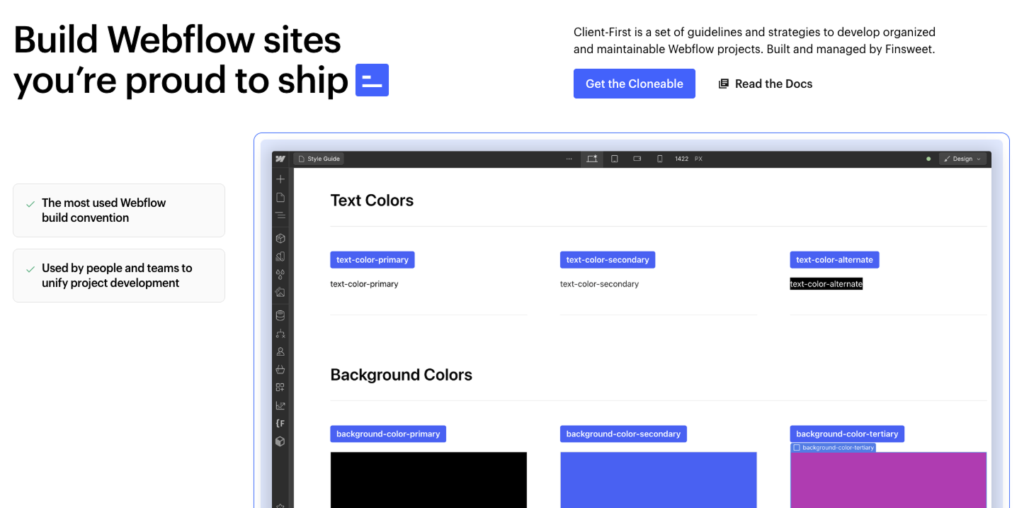 Finsweet Client First System