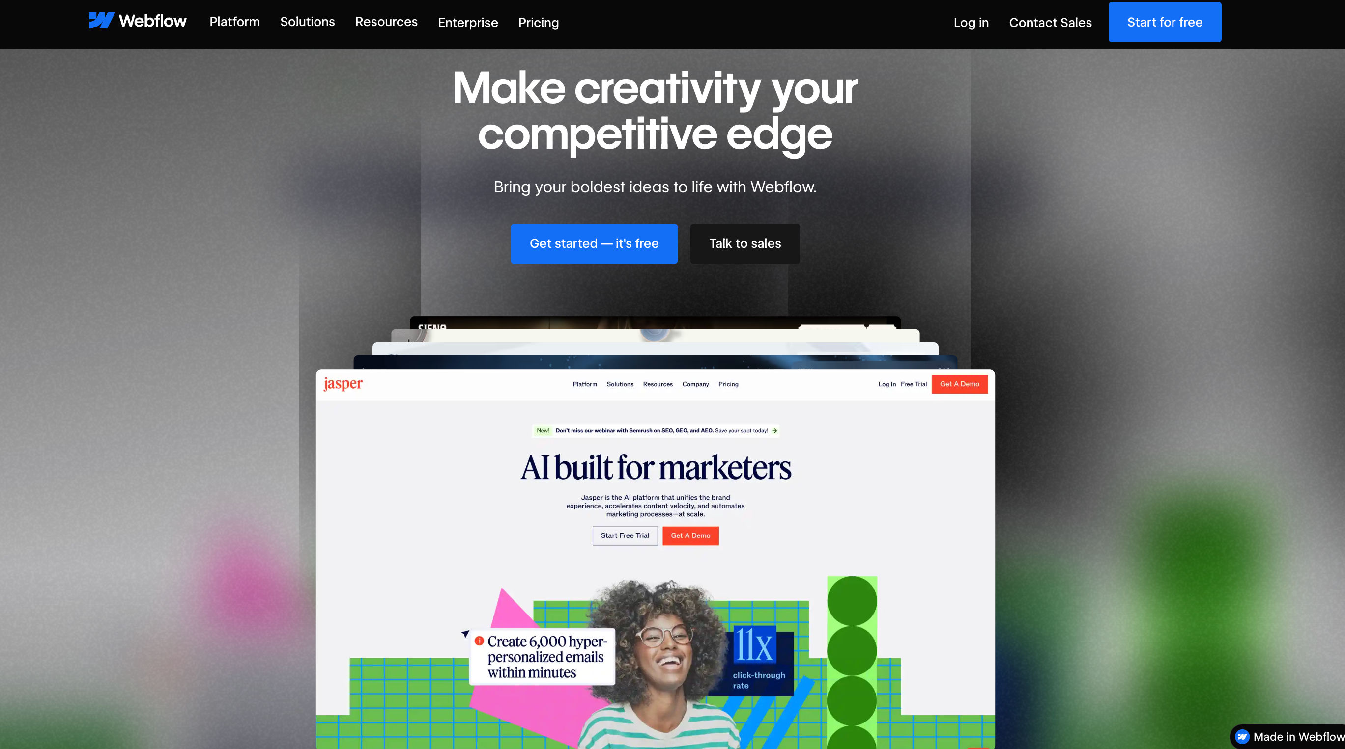 Webflow Website