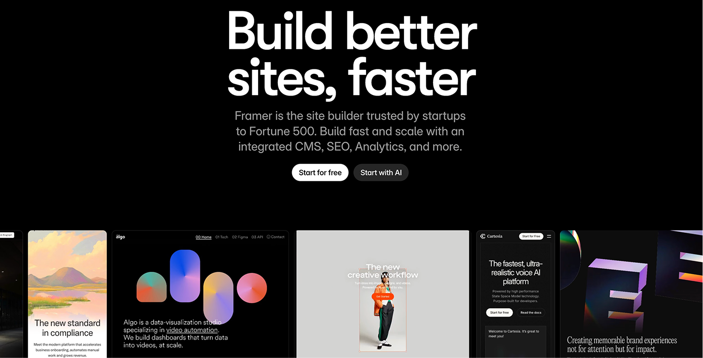 Framer Website