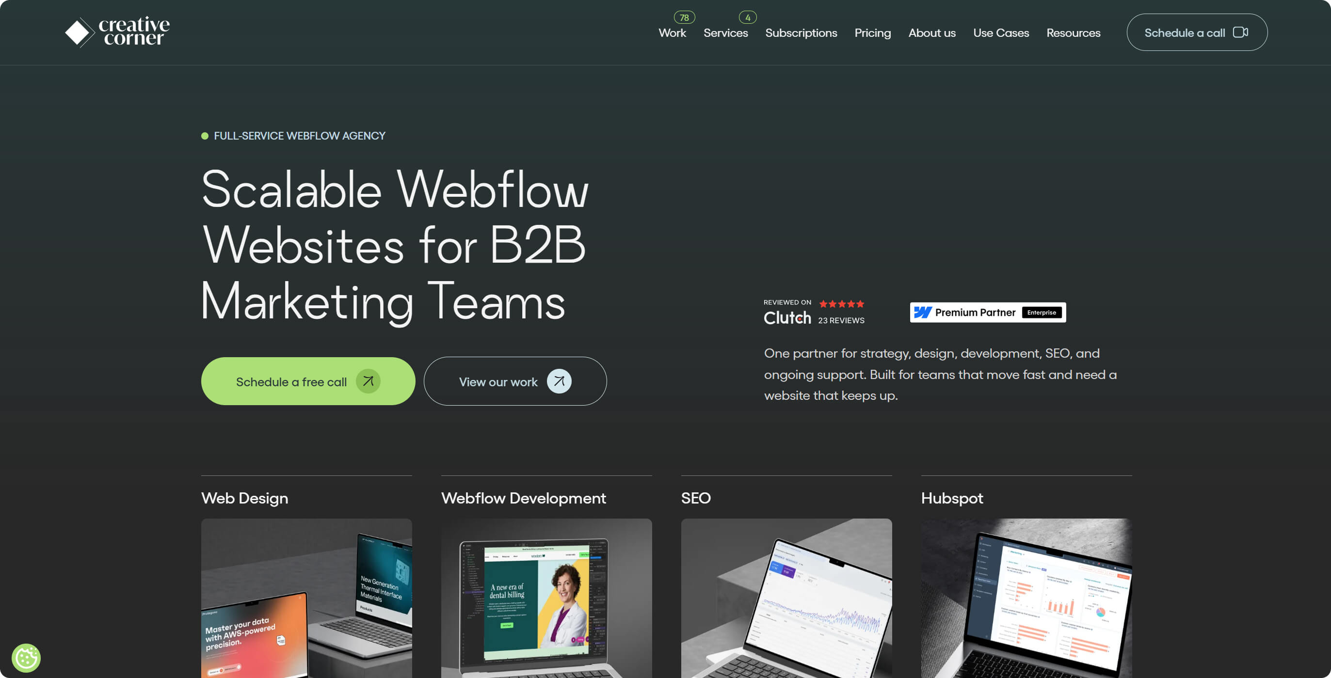 Creative Corner Studio Website