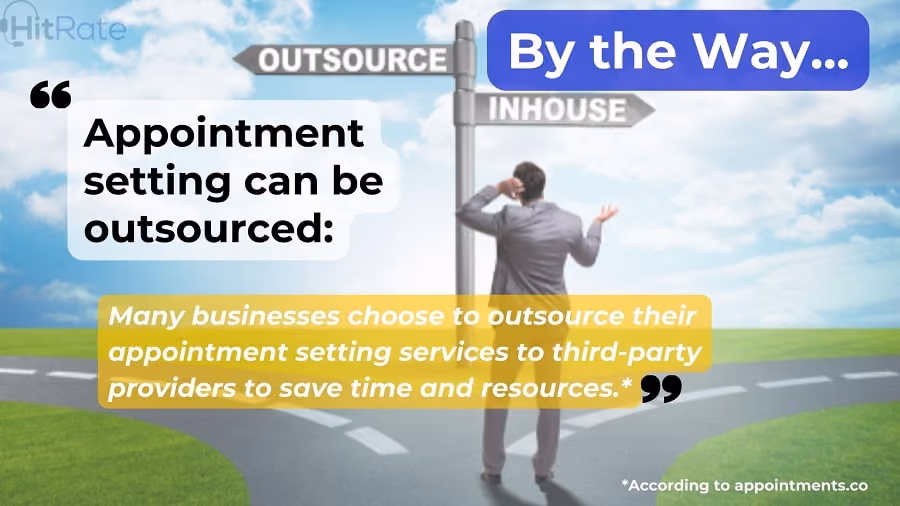appointment setting outsourced