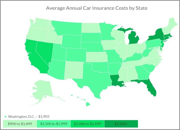 How Much Does Insurance Cost in My State