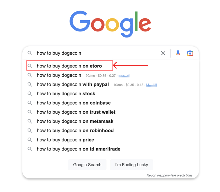 manipulate google autocomplete
