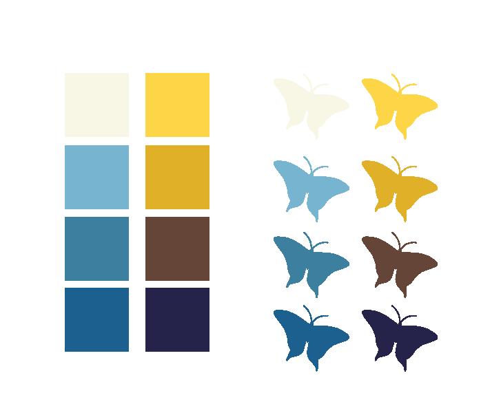 butterfly palet