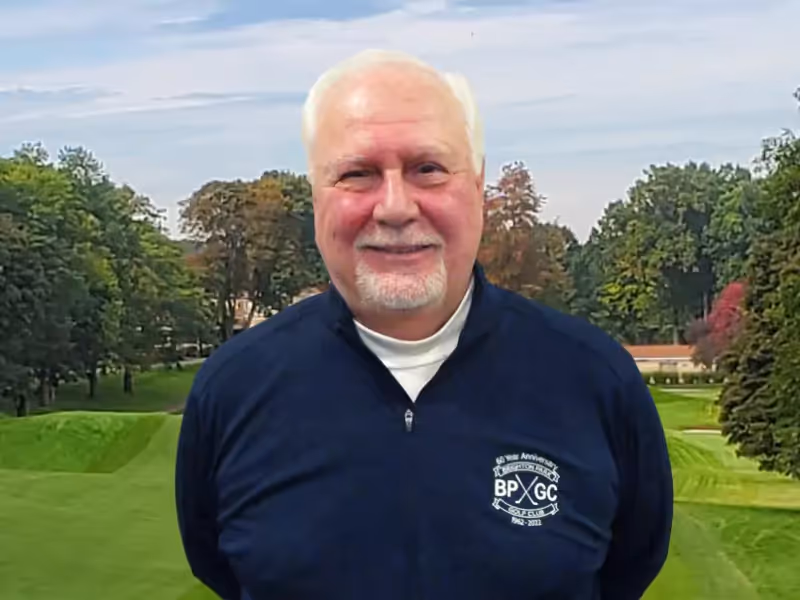 Paul Wzontek of the Brighton Park Golf Club in Tonawanda, NY.