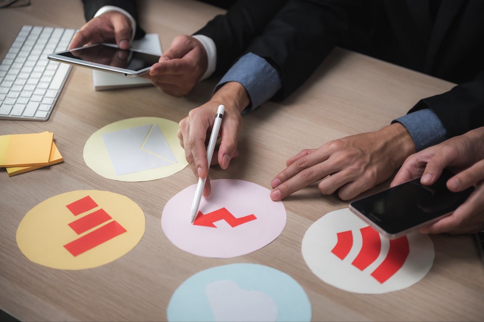 Sales and marketing realignment, team restructuring, technology stack, tech stack evaluation