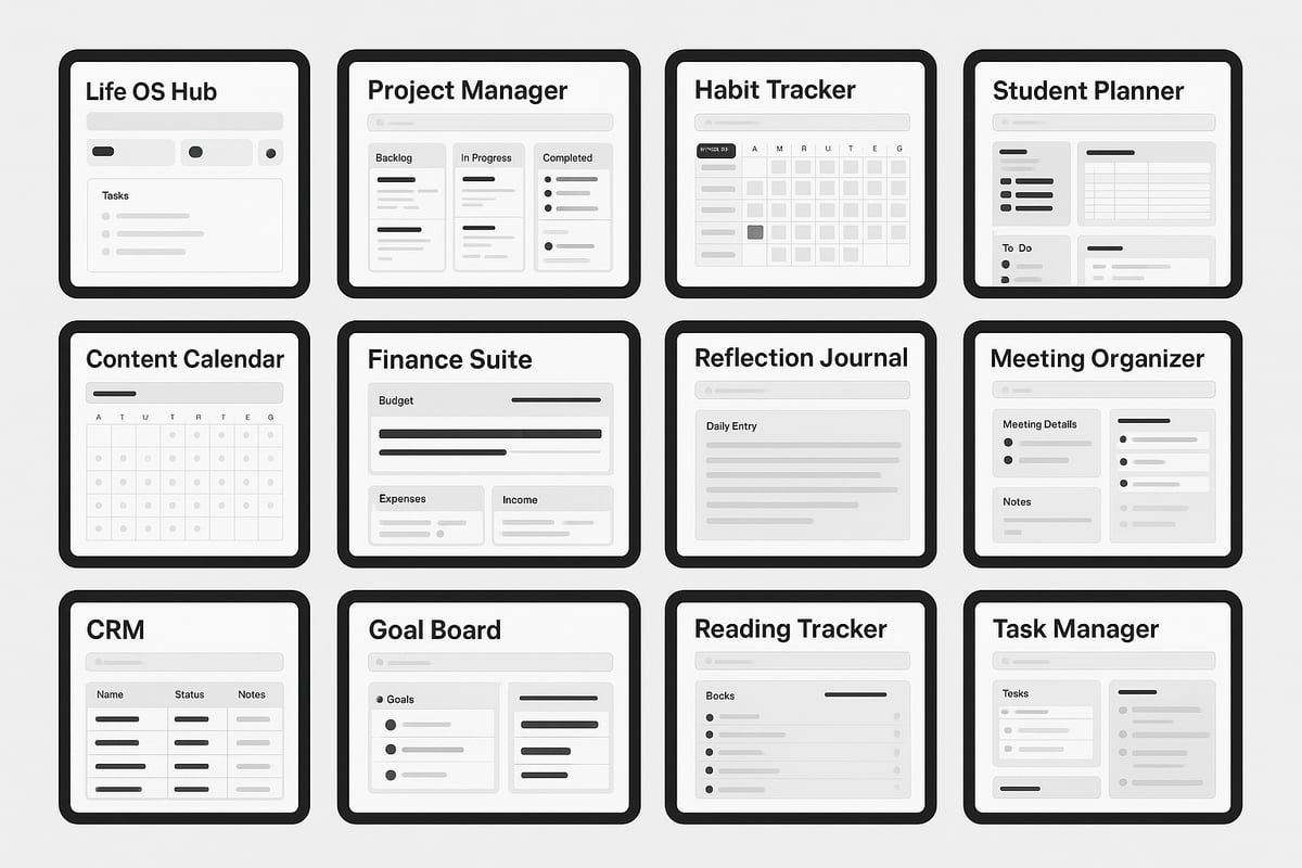 12 Notion Ideas to Boost Productivity in 2026
