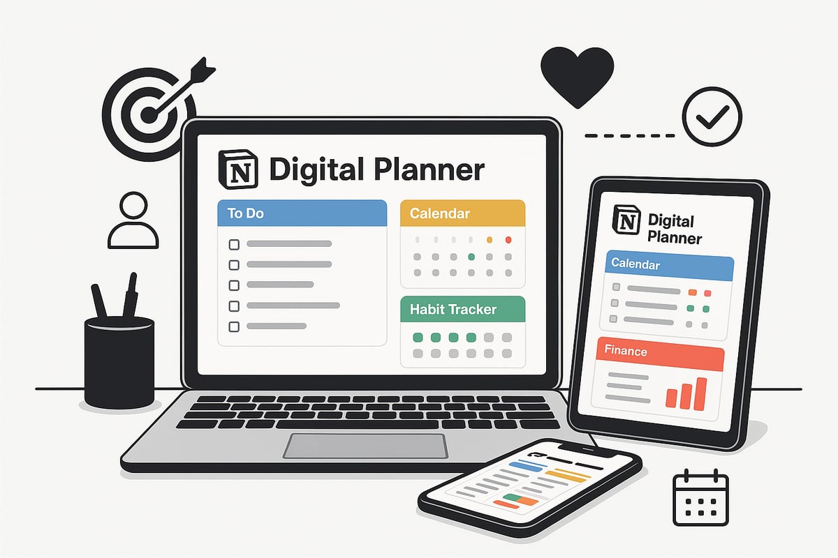 Core Features of the Notion Digital Planner 2026