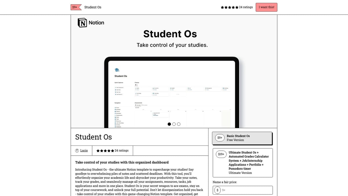 Top 12 Notion Free Templates For Students To Try In 2026 - Notion Student OS