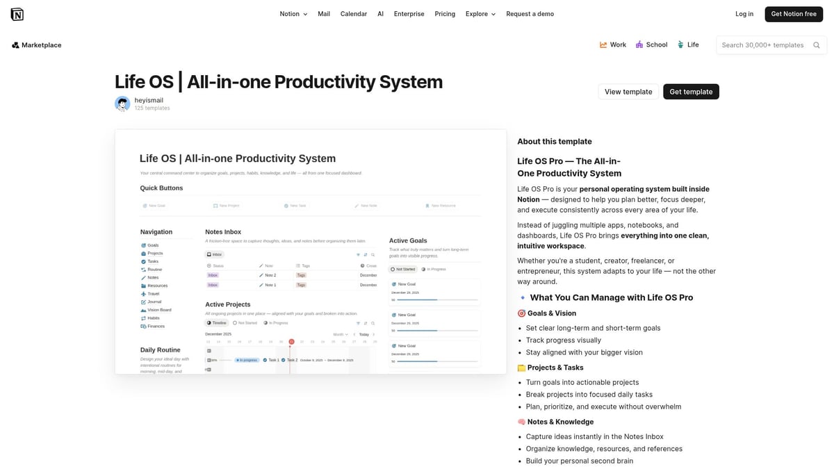 7 Must-Try Notion Planner Ideas for 2026 Productivity - Life OS | All-in-One Productivity System by heyismail