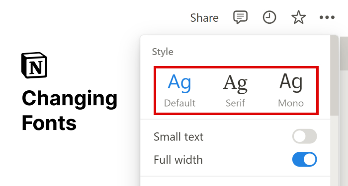How to Change Font in Notion — blog post thumbnail